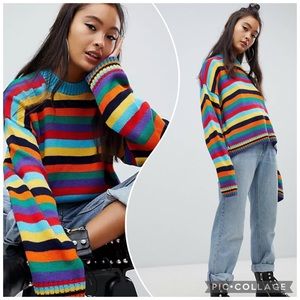 Ragged Priest Oversized Knitted Sweater 